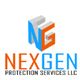 Logo for NexGen Protection Services LLC with stylized "NG" in blue and orange.