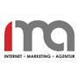 Logo mit grauer und roter Schrift: "Internet - Marketing - Agentur".