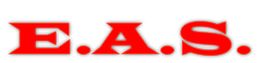 Texto rojo "E.A.S." en fondo blanco.