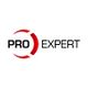 Logo "PRO EXPERT" mit roten Kreisen, schwarzer Schrift auf weißem Hintergrund.