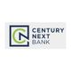 Century Next Bank logo with green and navy letters "C" and "N" inside a square.