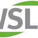 WSLP-Logo in Grau mit zwei grünen Kurven oben und unten.