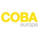 Logo mit gelbem "COBA" und grauem "europe" auf weißem Hintergrund.