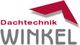 Logo mit rotem Dachsymbol und Text "Dachtechnik Winkel".