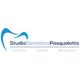 Logo Studio Dentistico Pasqualotto con immagine di un dente blu e testo "Estetica, Salute, Benessere".