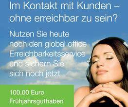 Frühjahrsaktion: 100€ Startguthaben