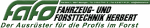 Logo von FAFO Fahrzeug- und Forsttechnik Herbert mit Slogan "Der Ausrüster für die Profis im Forst".