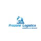 Prozone Logistics logo with globe, buildings, plane, and truck. Text: "Solutions on demand."