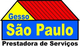 Logotipo da Gesso São Paulo com casa estilizada e texto "Prestadora de Serviços".