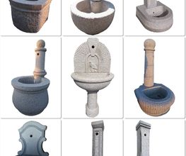 Bei uns finden Sie eine große Auswahl an Brunnen für den Garten aus Granit.