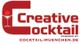 Logo von "Creative Cocktail" mit Link zu "Cocktail-Muenchen.de". Roter Text mit Cocktailglas.