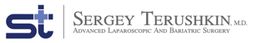 "Logo for Sergey Terushkin, M.D., specializing in advanced laparoscopic and bariatric surgery."