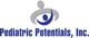 Logo of Pediatric Potentials, Inc. with stylized figures in grey and blue above the company name.