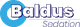 Logo mit blauem Kreis, Text: "Baldus Sedation" in verschiedenen Blautönen.