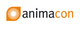 Logo von "animacon" mit einer orangefarbenen Sonne im Quadrat links neben dem Schriftzug.