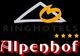 Logo von Ringhotels Alpenhof mit vier Sternen.
