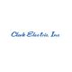 "Clark Electric, Inc. logo in blue cursive on a white background."