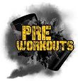 "Pre Workouts text over a black and yellow cracked background."