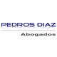Texto del logo: "PEDROS DIAZ Abogados" en letras azules y grises sobre fondo blanco.