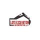 Logo of Loyd Excavation and Construction, LLC with an excavator silhouette.