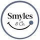Logo with "Smyles & Co." and a smiley face design in a circular frame.
