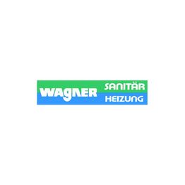 Logo mit Text "Wagner Sanitär Heizung" in grünen und blauen Rechtecken.