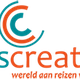 Logo met oranje "F" en turkoois "C" in een cirkelvormig ontwerp.