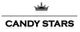 Textlogo "CANDY STARS" mit einer Krone darüber, getrennt durch eine Linie.