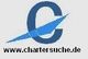Logo mit blauem "C" und einem Pfeil. Darunter steht: www.chartersuche.de.