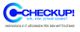 Logo mit blauem "C" und "CHECKUP!" Schriftzug, individuelle IT-Lösungen für den Mittelstand.