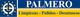 Logo de PALMERO: "Limpiezas - Pulidos - Desatascos" con fondo azul y amarillo.