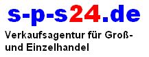 s-p-s24.de Logo mit Text: Verkaufsagentur für Groß- und Einzelhandel.