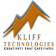 Orange mountain logo with peaks and grey text beneath.