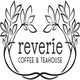 Reverie Coffee & Teahouse logo with leaf design.