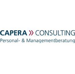 Logo mit Text: CAPERA CONSULTING, Personal- und Managementberatung.
