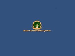 Logo for "Cheap Car Insurance Quotes" on a blue background.