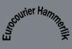 Bogenförmiger Text: "Eurocourier Hammerlik" auf grauem Hintergrund.