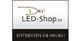 Logo von "Der LED-Shop.de" mit dem Slogan "Entdecken Sie Neues!".