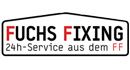Logo mit Text "Fuchs Fixing 24h-Service aus dem FF".