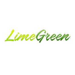Text "LimeGreen" in gradient green font on a white background.
