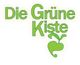 Die Grüne Kiste: Grüner Text mit einem stilisierten Blatt darin integriert.