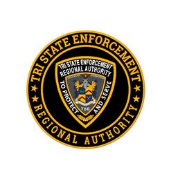 Seal of Tri State Enforcement Regional Authority, featuring an emblem and motto.