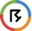 Stylized "R" logo inside a colorful circle with blue, orange, red, and green segments.