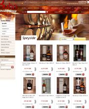 Riesige Auswahl an Whiskeys aus aller Welt