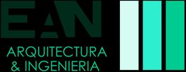 Logo de EAN Arquitectura e Ingeniería, con tres líneas verticales a la derecha.