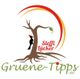 Logo mit Baum, Vogel, Blättern und Schriftzug "Steffi Lücker, Gruene-Tipps.de".