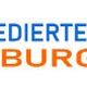 Logo van Ongediertebestrijder Tilburg met schild en witte mier op groene bladeren.