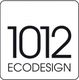 "Logo con numeri '1012' sopra la scritta 'Ecodesign' su sfondo bianco."