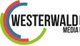 Logo mit "Westerwald Media" und bunten Kreissegmenten in Rot, Blau und Grün.