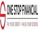 One Stop Financial logo with tagline: "Fix Your Credit • Raise Your Scores".